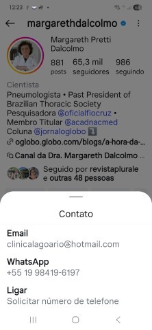 Imagem de Margareth Dalcolmo